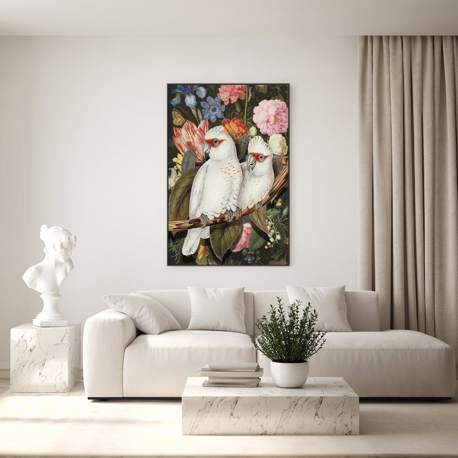 wall-art-print-canvas-poster-framed-Lovebirds-8