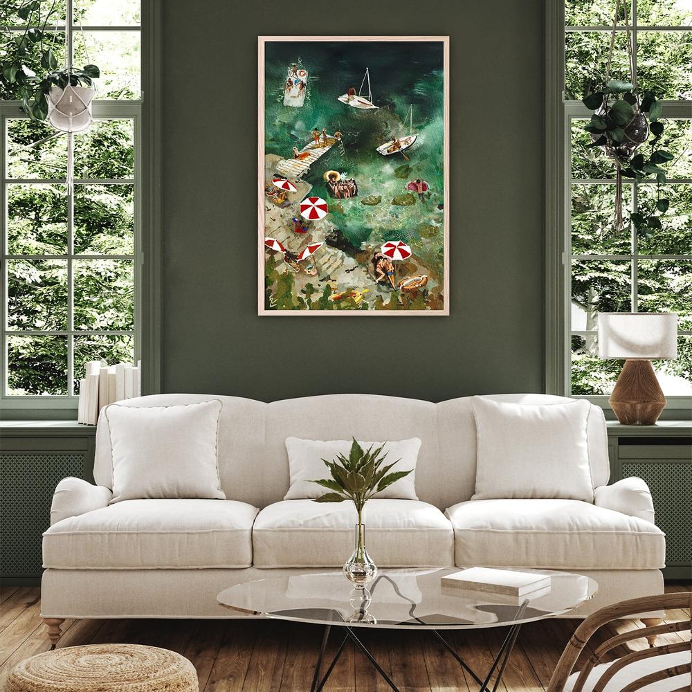 wall-art-print-canvas-poster-framed-Lovers on the beach-8