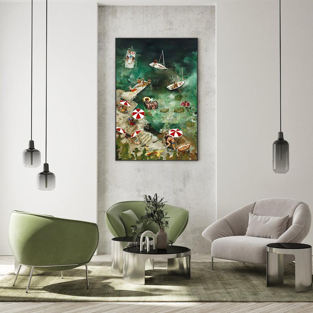 wall-art-print-canvas-poster-framed-Lovers on the beach-9