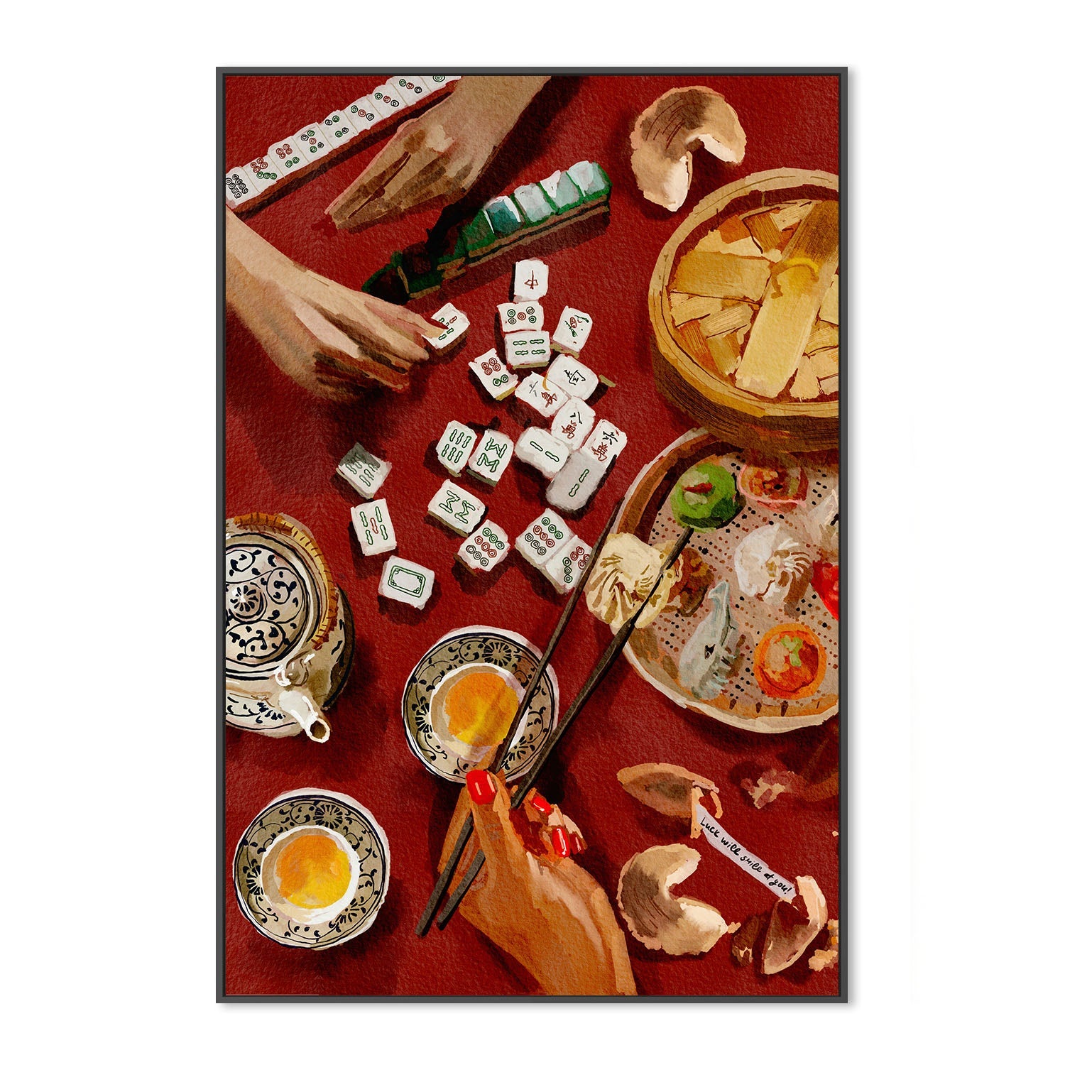 wall-art-print-canvas-poster-framed-Luck Will Smile On You , By Ekaterina Zagorska-3