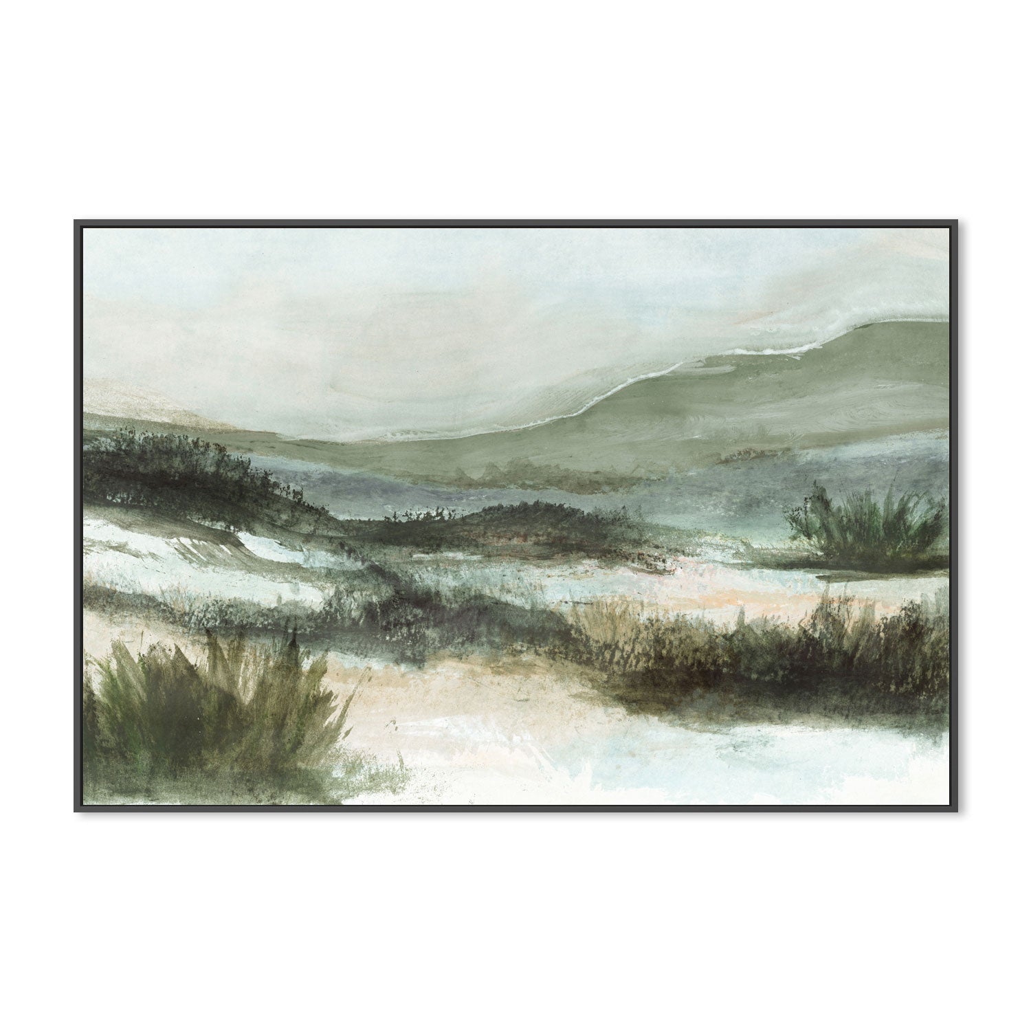wall-art-print-canvas-poster-framed-Lush Landscape, Style A , By Nina Blue-3