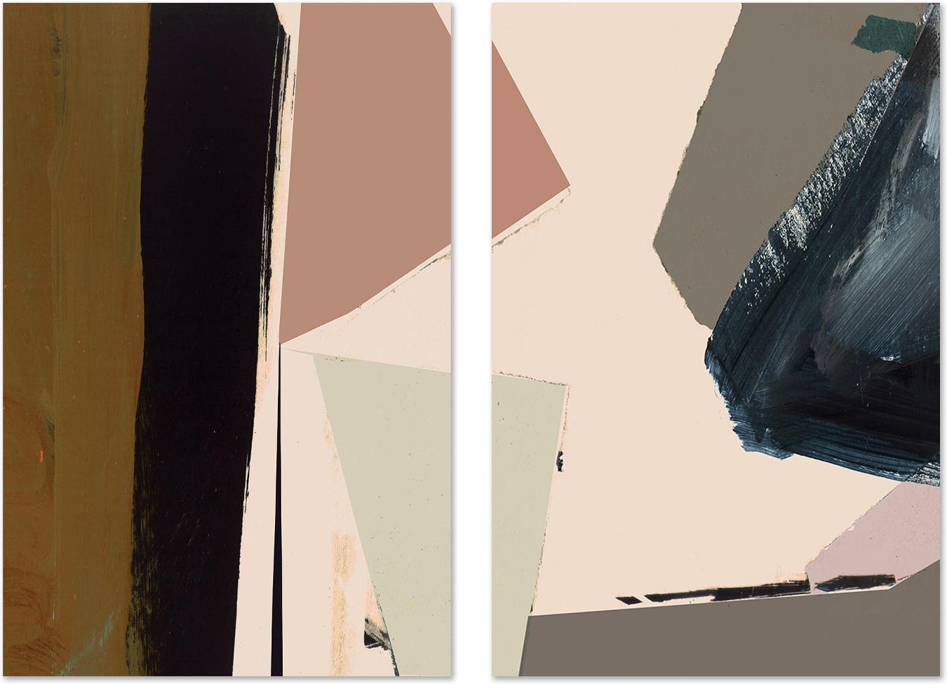 wall-art-print-canvas-poster-framed-Luxed, Set of 2 , By Dan Hobday, Exclusive To Gioia-by-Dan Hobday Artwork Exclusive To Gioia-Gioia Wall Art