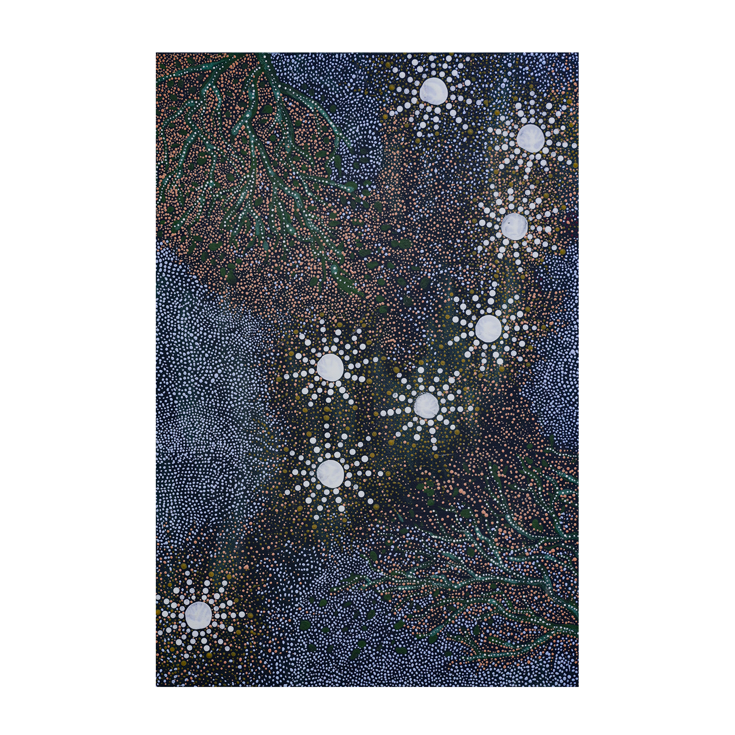wall-art-print-canvas-poster-framed-Maar - Koodjal Yorgas Dreaming 7 sisters dreaming , By Julianne Wade-1