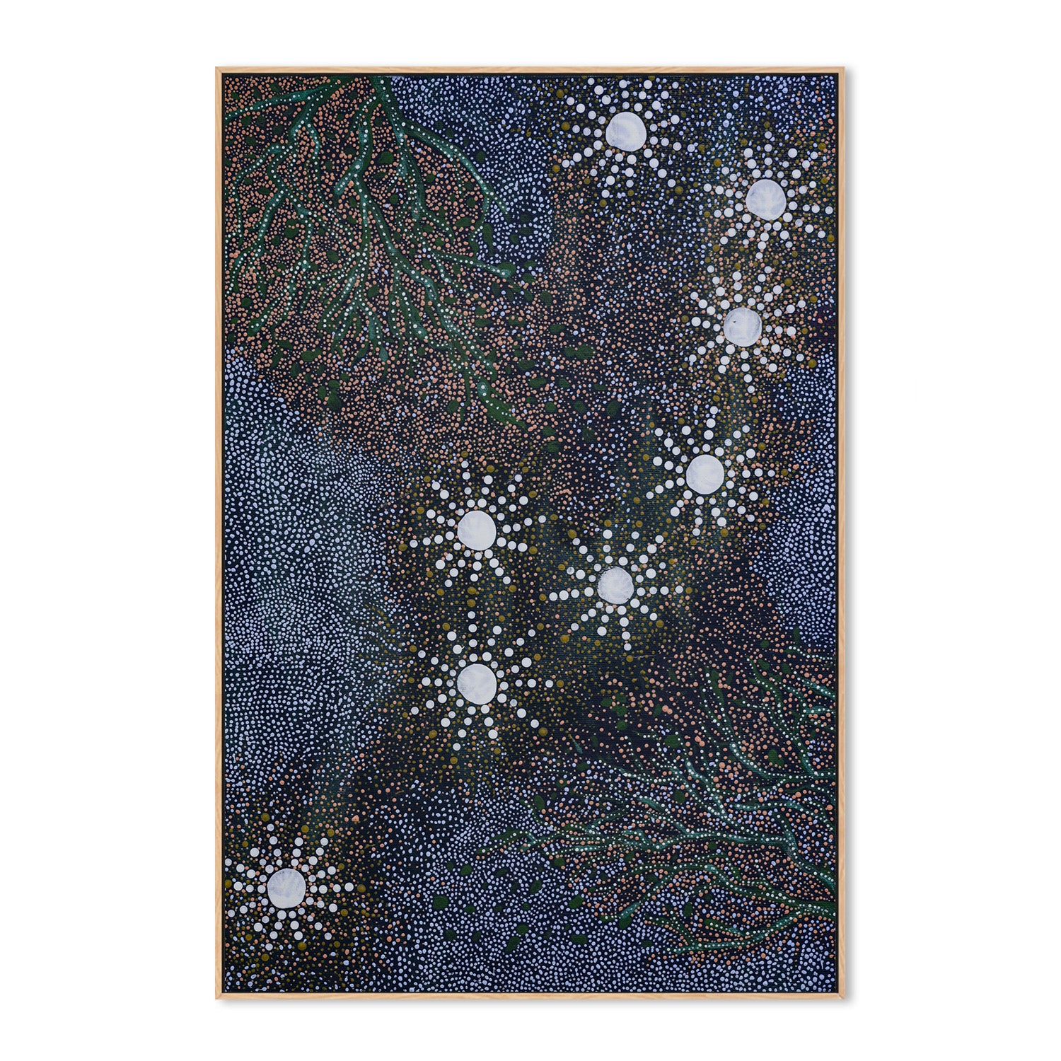 wall-art-print-canvas-poster-framed-Maar - Koodjal Yorgas Dreaming 7 sisters dreaming , By Julianne Wade-4