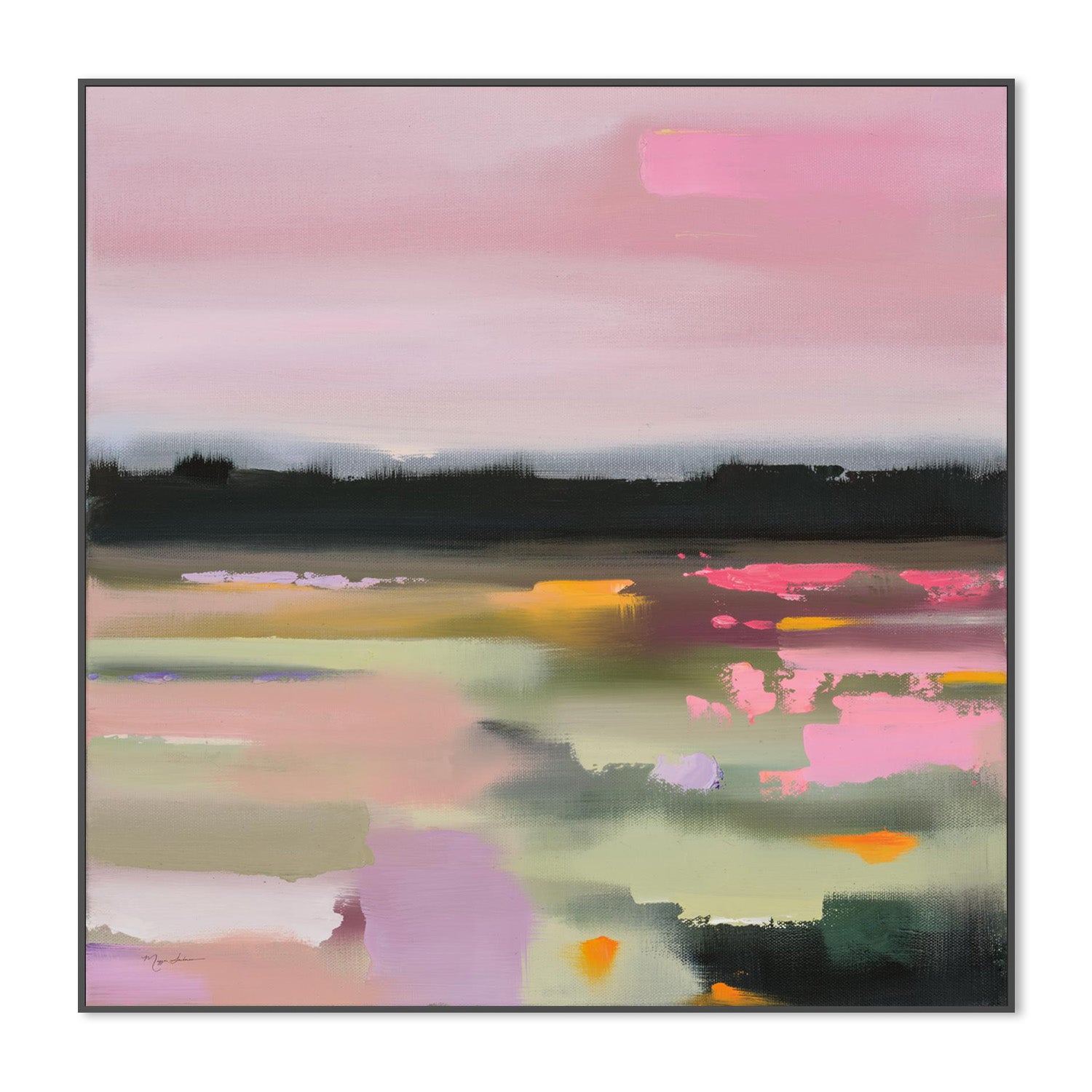 wall-art-print-canvas-poster-framed-Magenta Meadows-3
