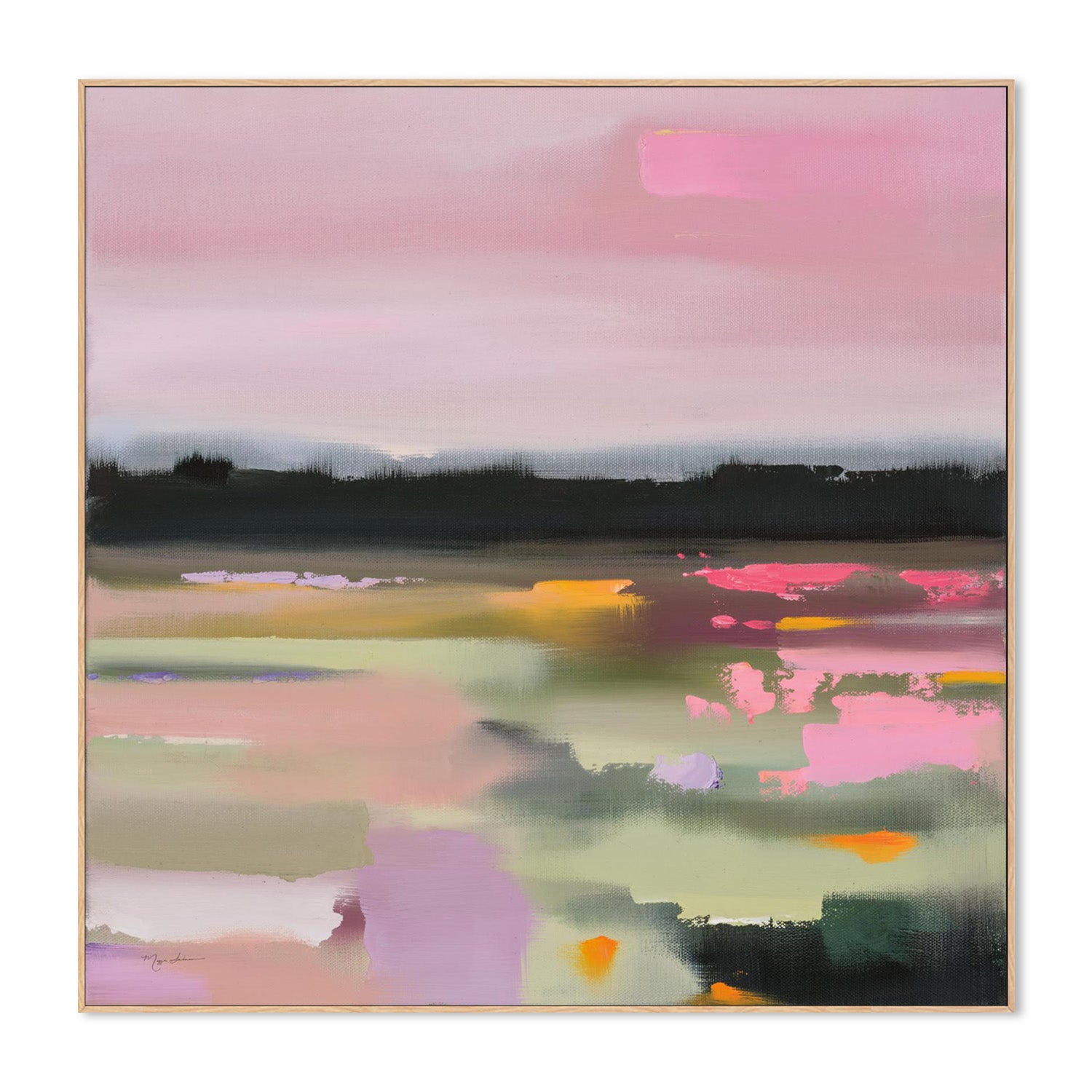 wall-art-print-canvas-poster-framed-Magenta Meadows-4
