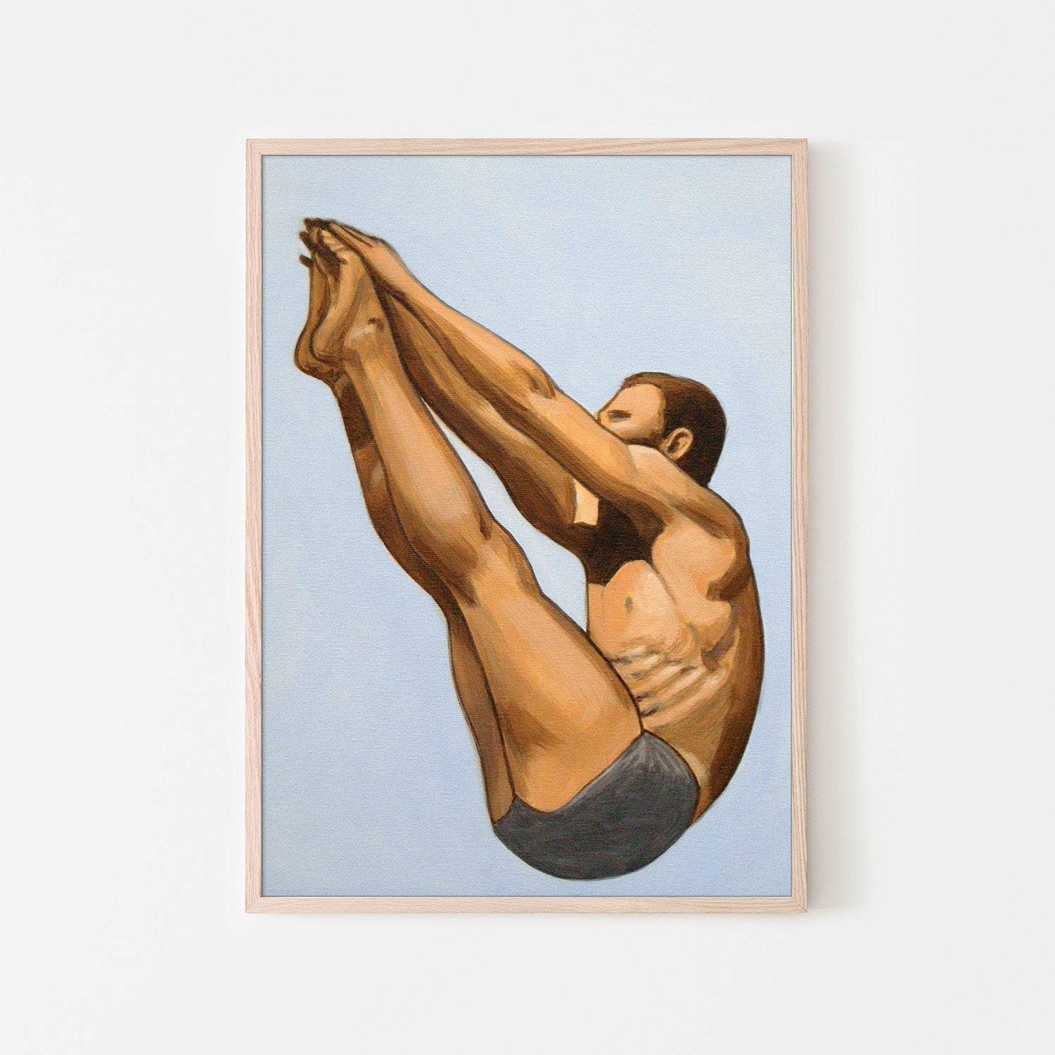 wall-art-print-canvas-poster-framed-Male Diver-6