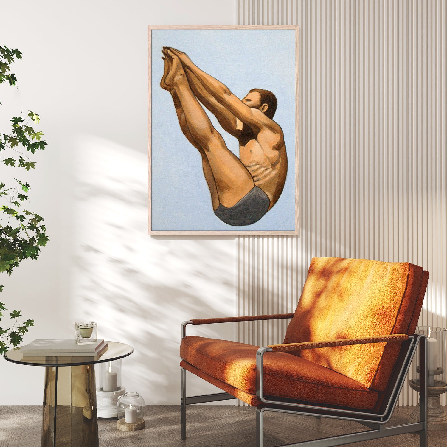 wall-art-print-canvas-poster-framed-Male Diver-8