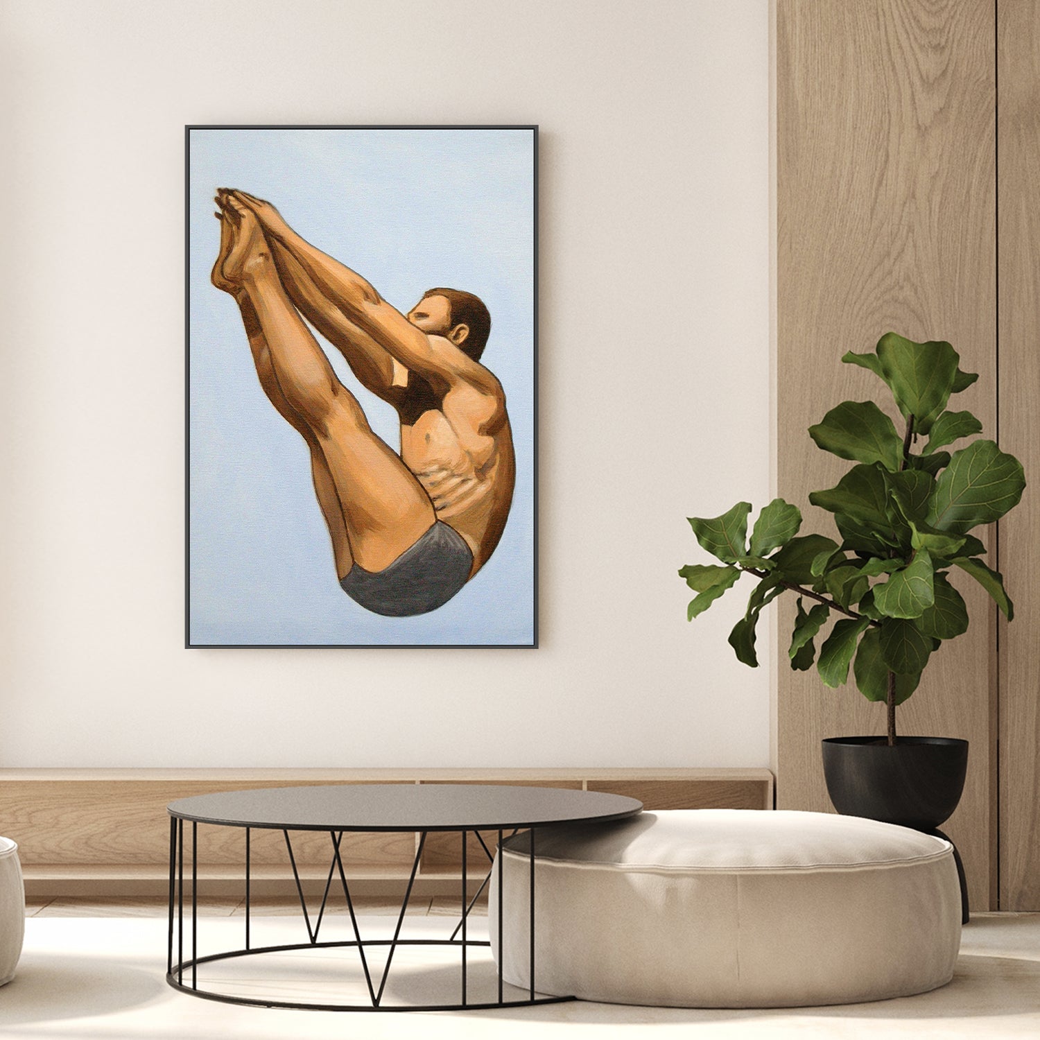 wall-art-print-canvas-poster-framed-Male Diver-9