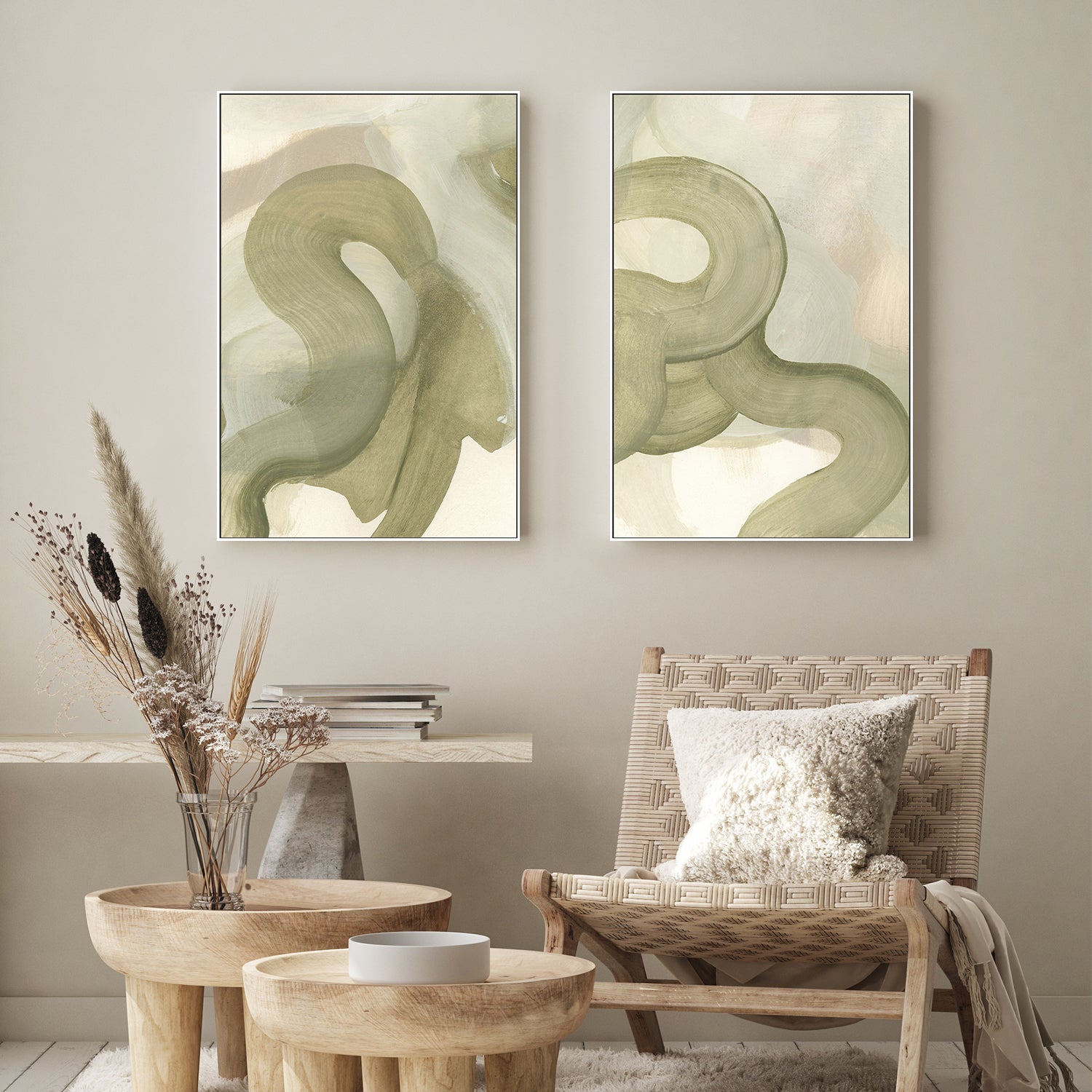 wall-art-print-canvas-poster-framed-Manor, Set of 2-7