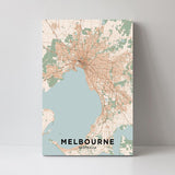 wall-art-print-canvas-poster-framed-Map Of Melbourne, Coloured-by-Gioia Wall Art-Gioia Wall Art