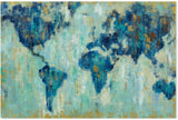 wall-art-print-canvas-poster-framed-Map of the World-by-Silvia Vassileva-Gioia Wall Art