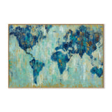 wall-art-print-canvas-poster-framed-Map of the World-by-Silvia Vassileva-Gioia Wall Art