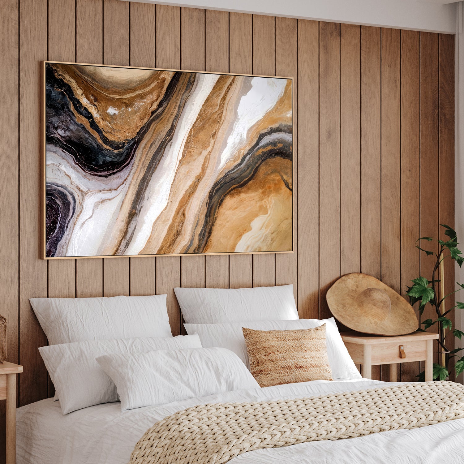wall-art-print-canvas-poster-framed-Marble In Warm Neutrals , By Alpenglow Workshop-2