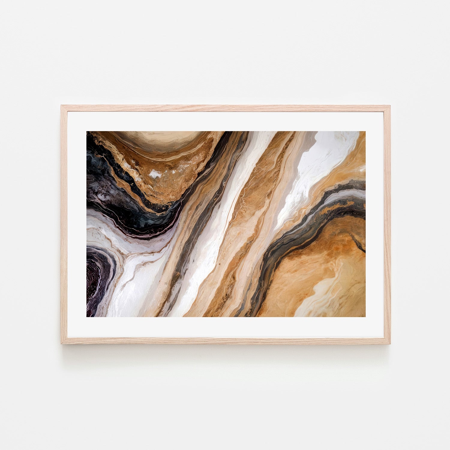 wall-art-print-canvas-poster-framed-Marble In Warm Neutrals , By Alpenglow Workshop-6