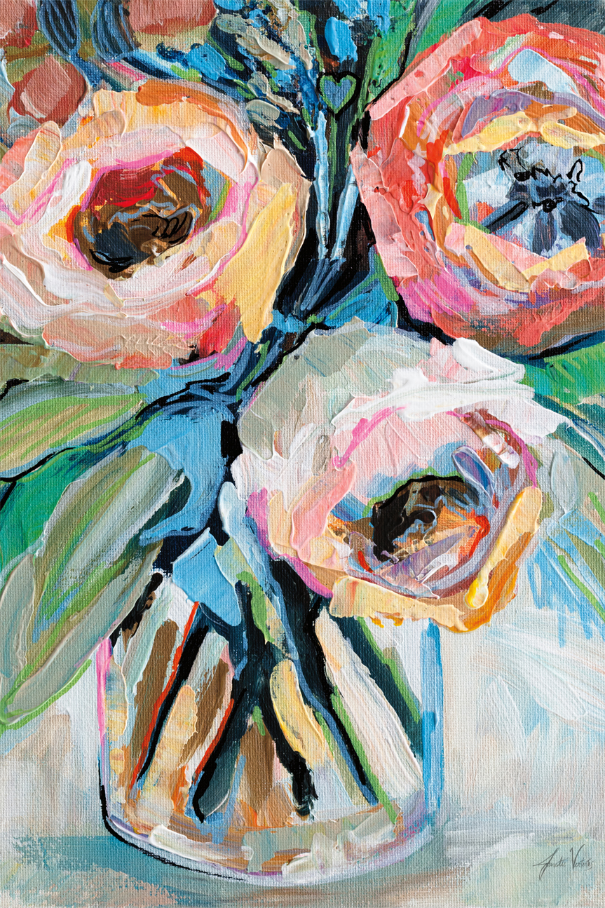 wall-art-print-canvas-poster-framed-Marias Bouquet , By Jeanette Vertentes-1