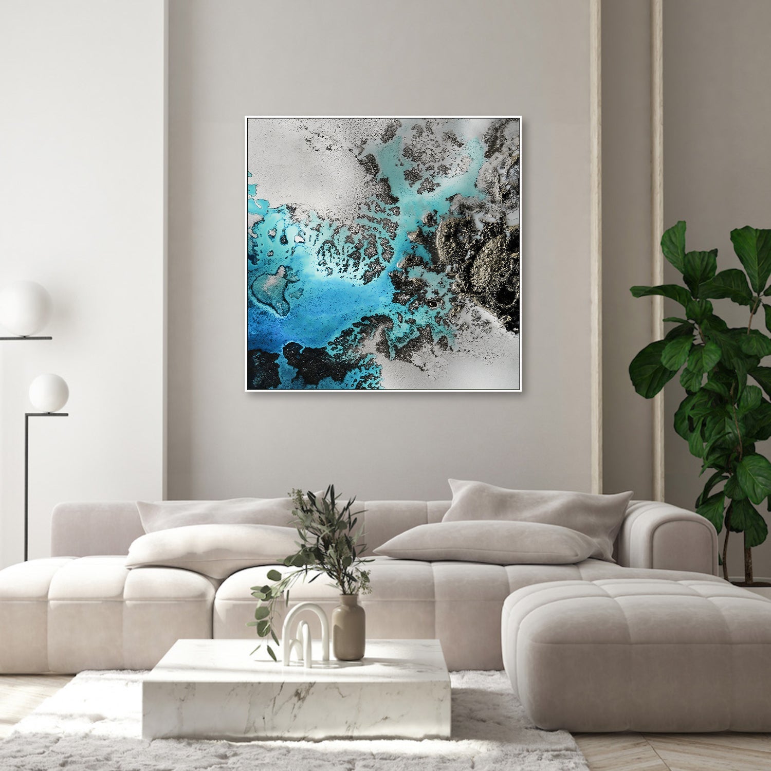 wall-art-print-canvas-poster-framed-Maritime Majesty Square, Style B , By Petra Meikle-7