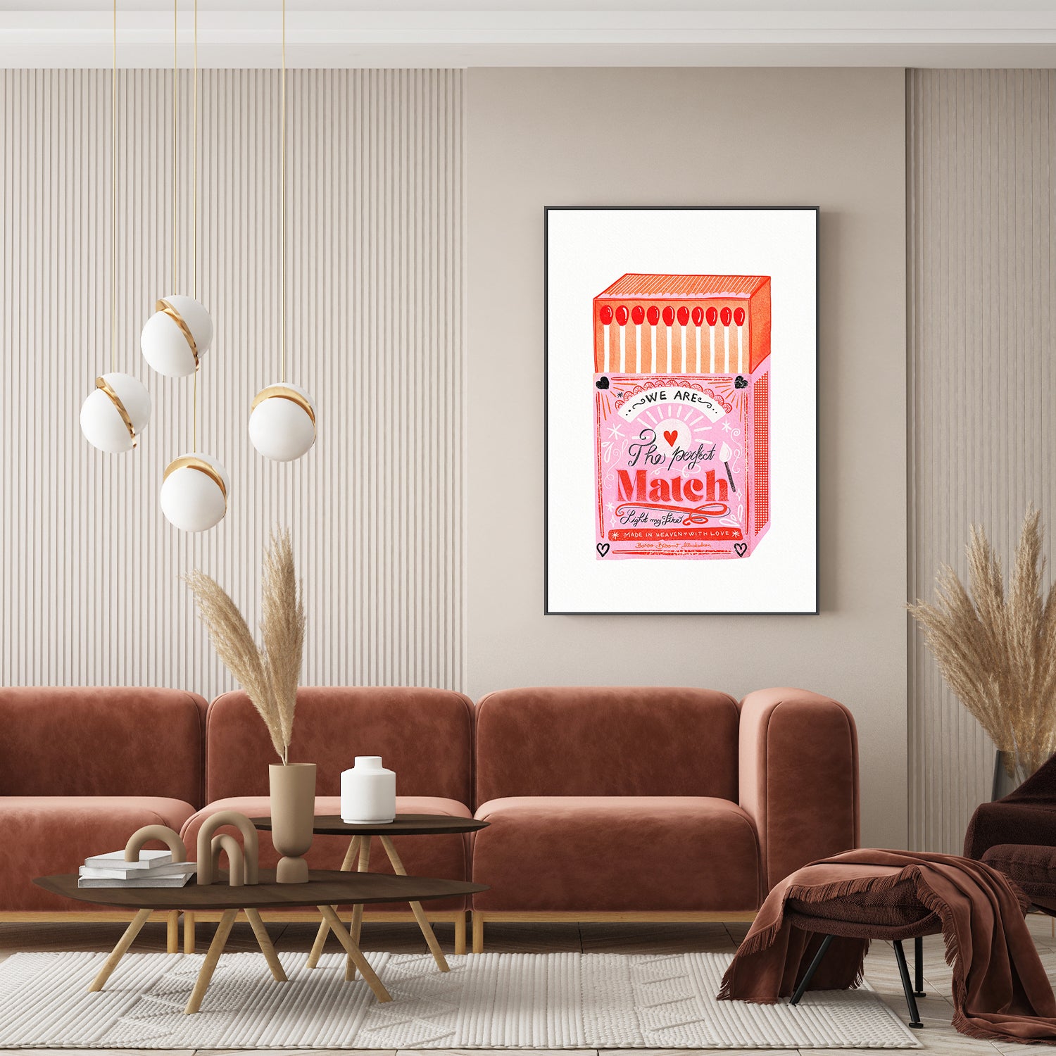 wall-art-print-canvas-poster-framed-Match Box - The Perfect Match, Style A-8