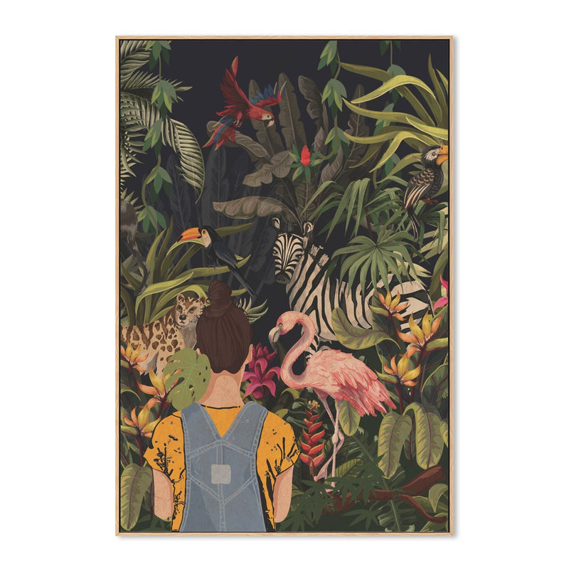 wall-art-print-canvas-poster-framed-Me And The Animals , By Jon Downer-GIOIA-WALL-ART