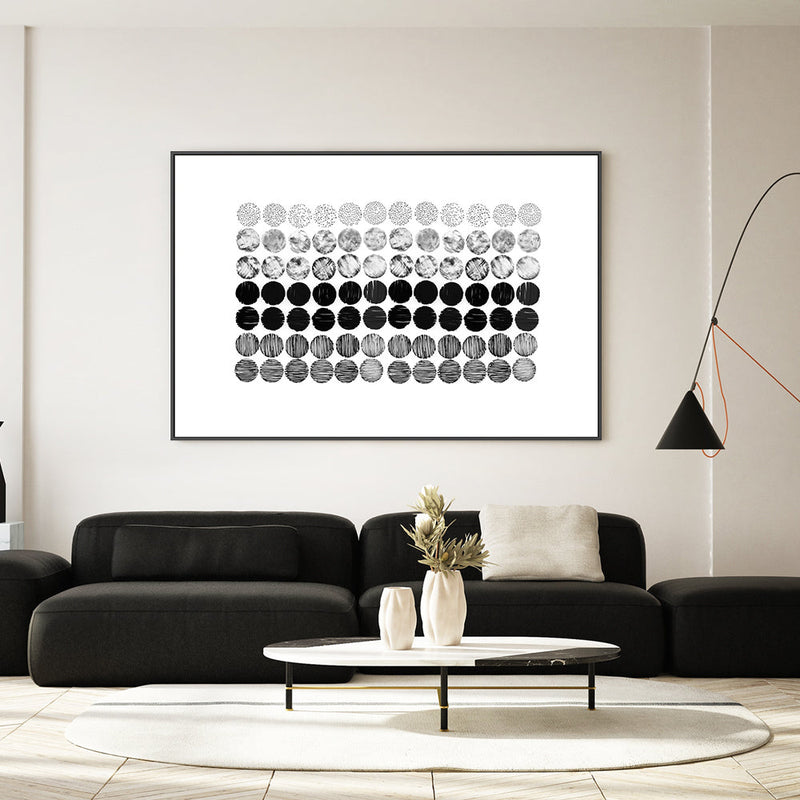 wall-art-print-canvas-poster-framed-Meditation Circles , By Danushka Abeygoda-GIOIA-WALL-ART