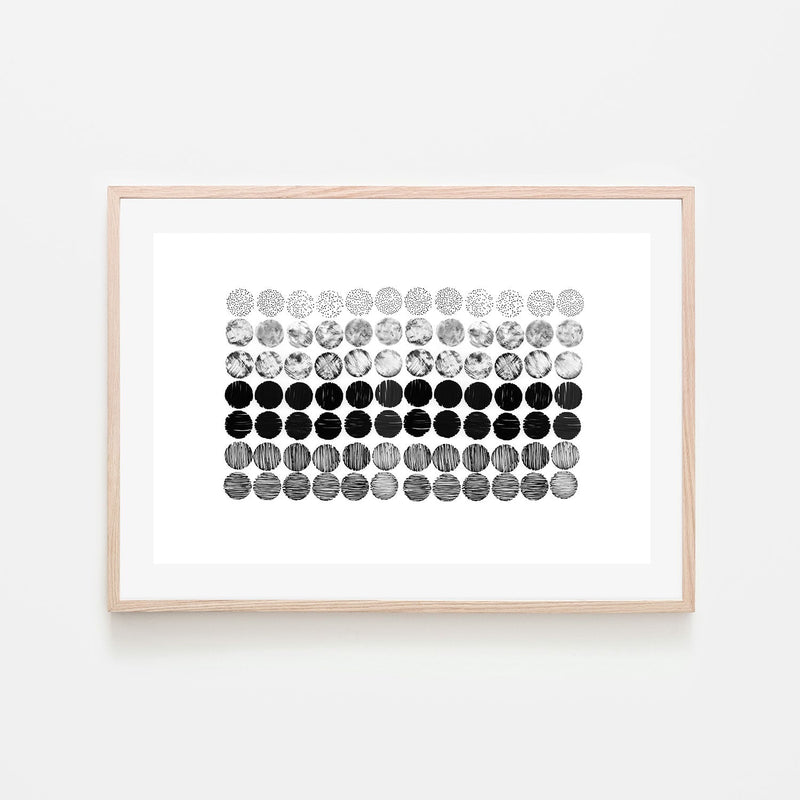 wall-art-print-canvas-poster-framed-Meditation Circles , By Danushka Abeygoda-GIOIA-WALL-ART