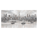 wall-art-print-canvas-poster-framed-Melbourne City Skyline , By Isabella Karolewicz-1