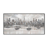 wall-art-print-canvas-poster-framed-Melbourne City Skyline , By Isabella Karolewicz-3