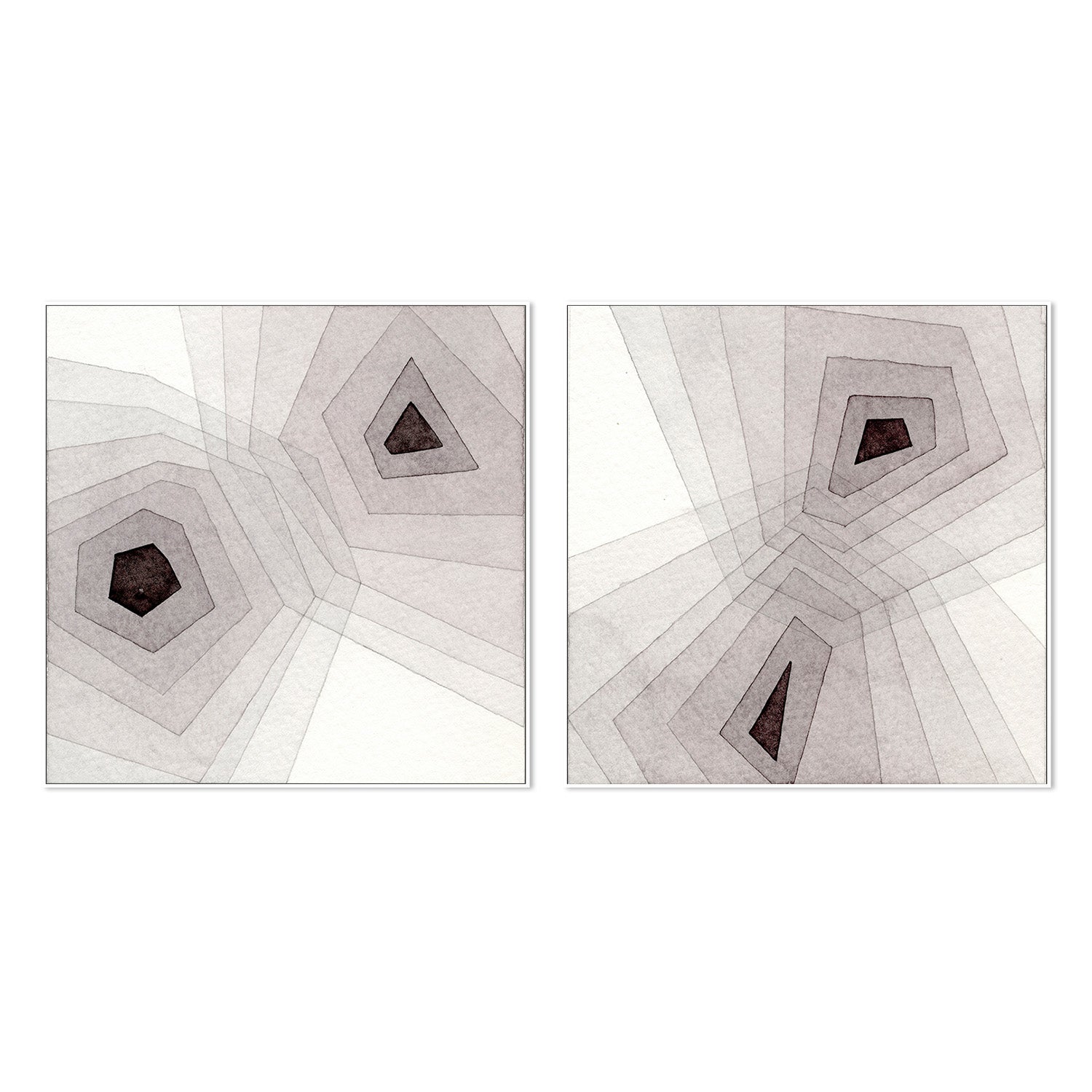 wall-art-print-canvas-poster-framed-Meld, Style A & B, Set Of 2-5