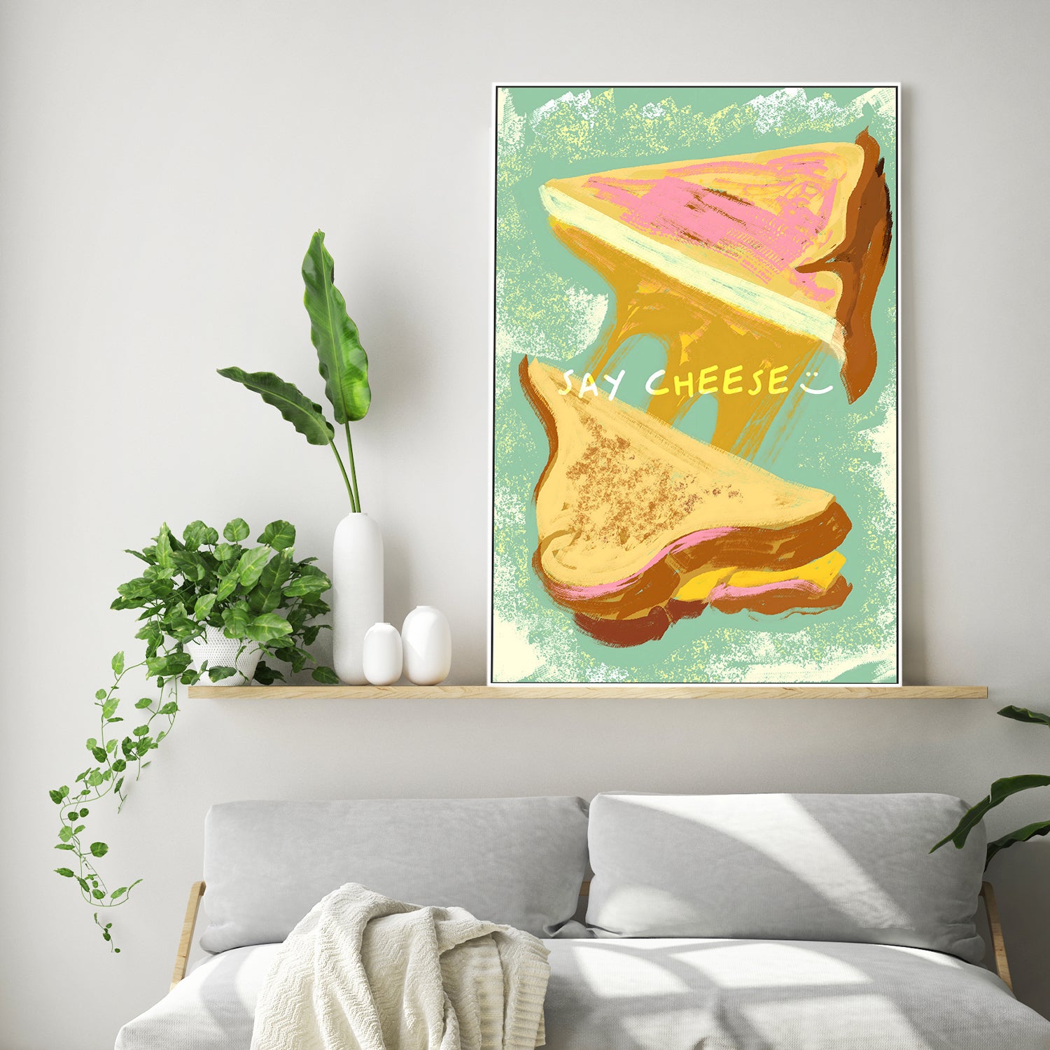wall-art-print-canvas-poster-framed-Melted Cheese Sandwiches-7