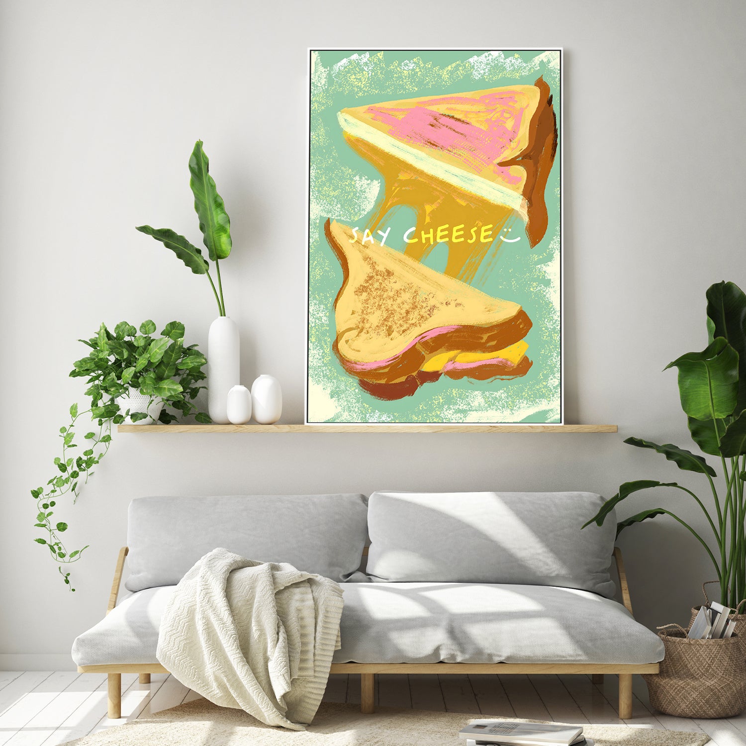 wall-art-print-canvas-poster-framed-Melted Cheese Sandwiches-8