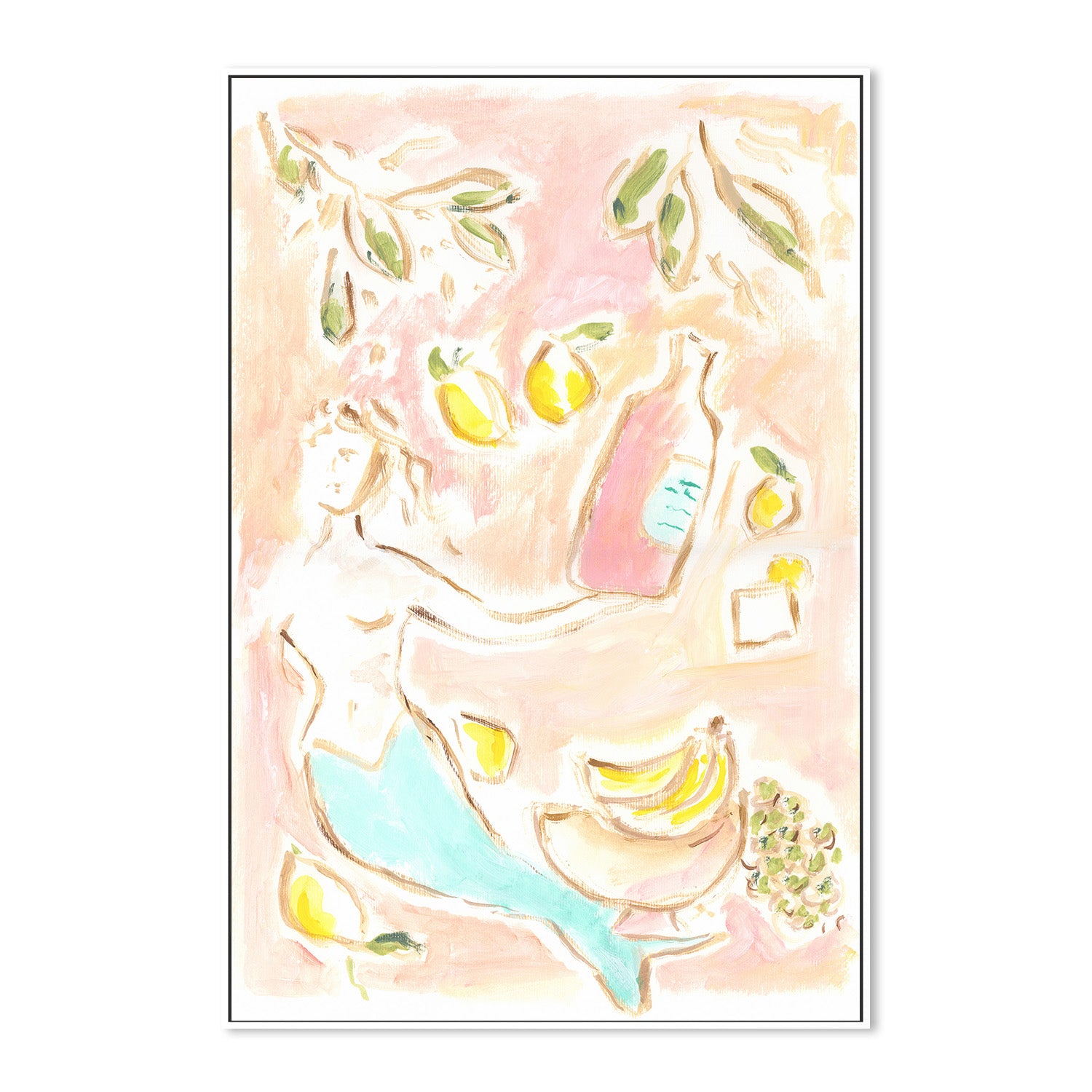 wall-art-print-canvas-poster-framed-Mermaid Lemons , By Cass Deller-5