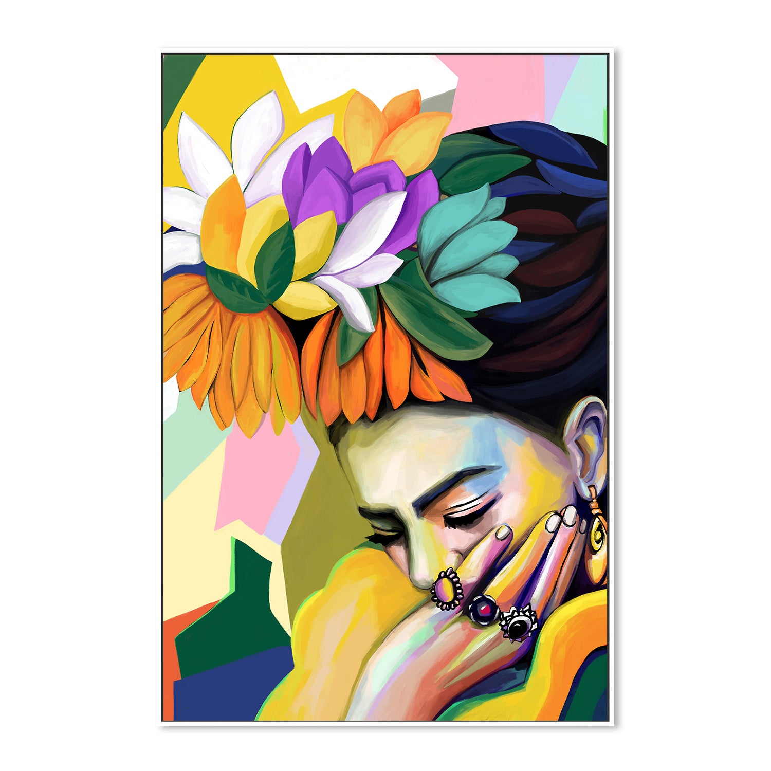 wall-art-print-canvas-poster-framed-Mexican Woman-5