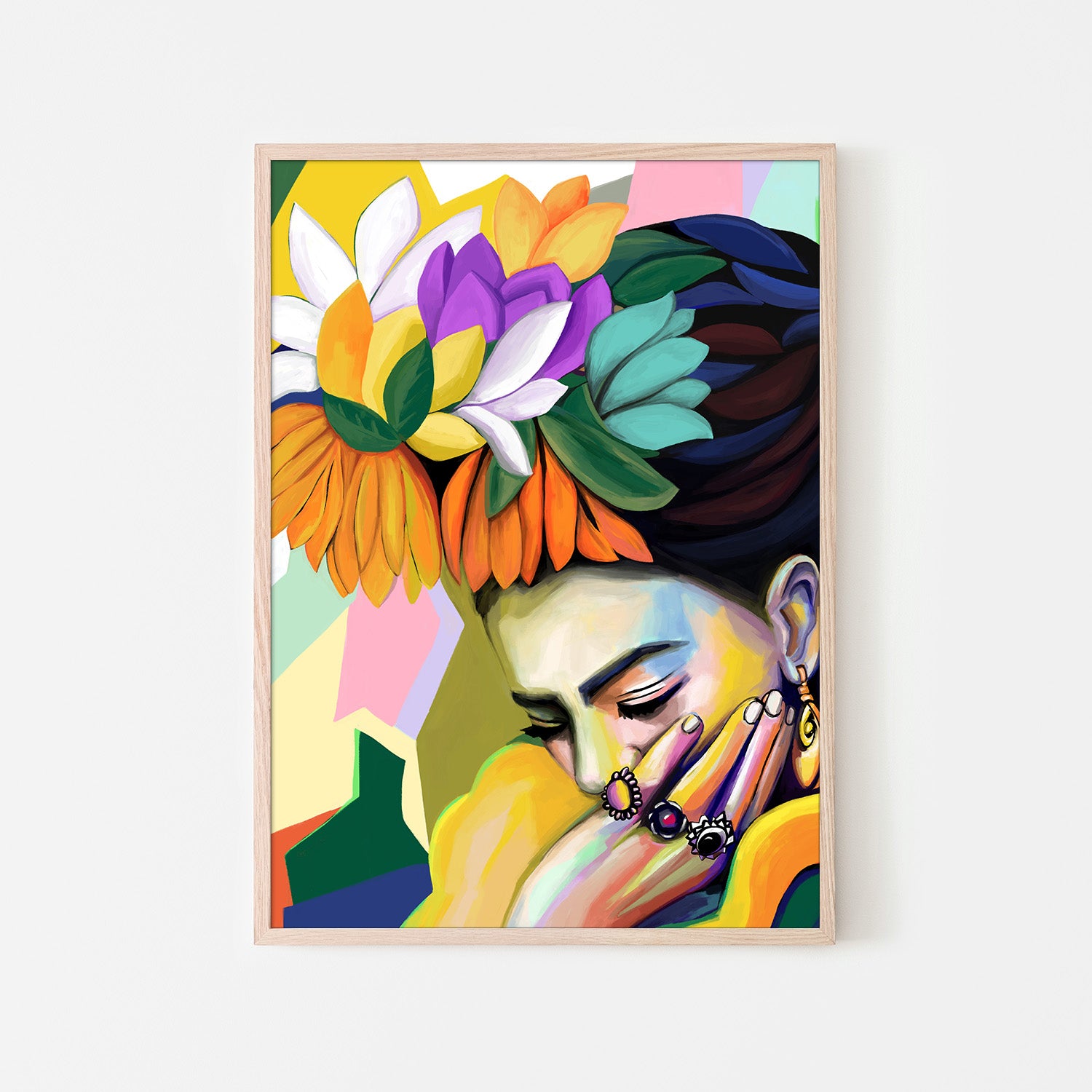 wall-art-print-canvas-poster-framed-Mexican Woman-6