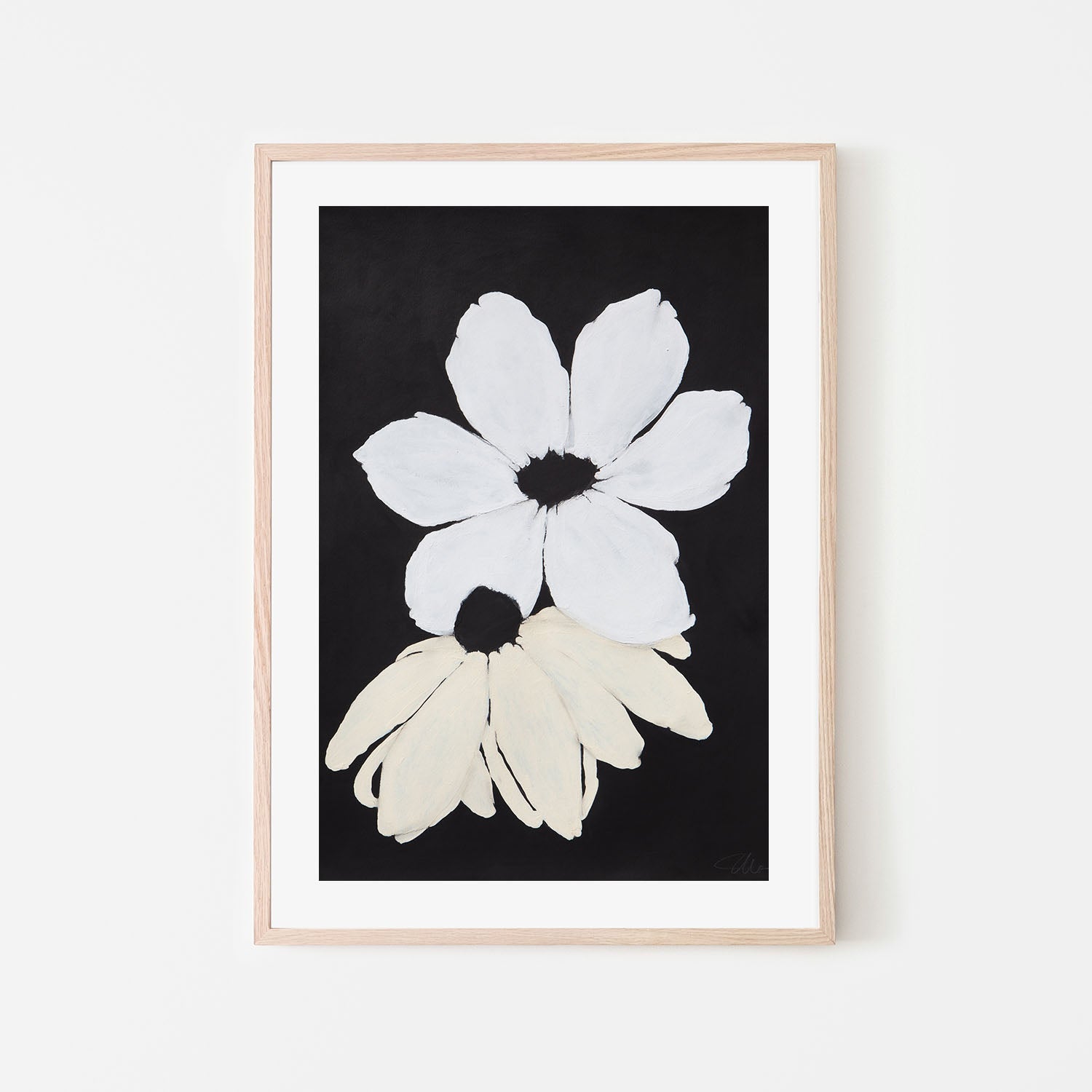 wall-art-print-canvas-poster-framed-Midnight Florals, Style C , By Filippoloco-6