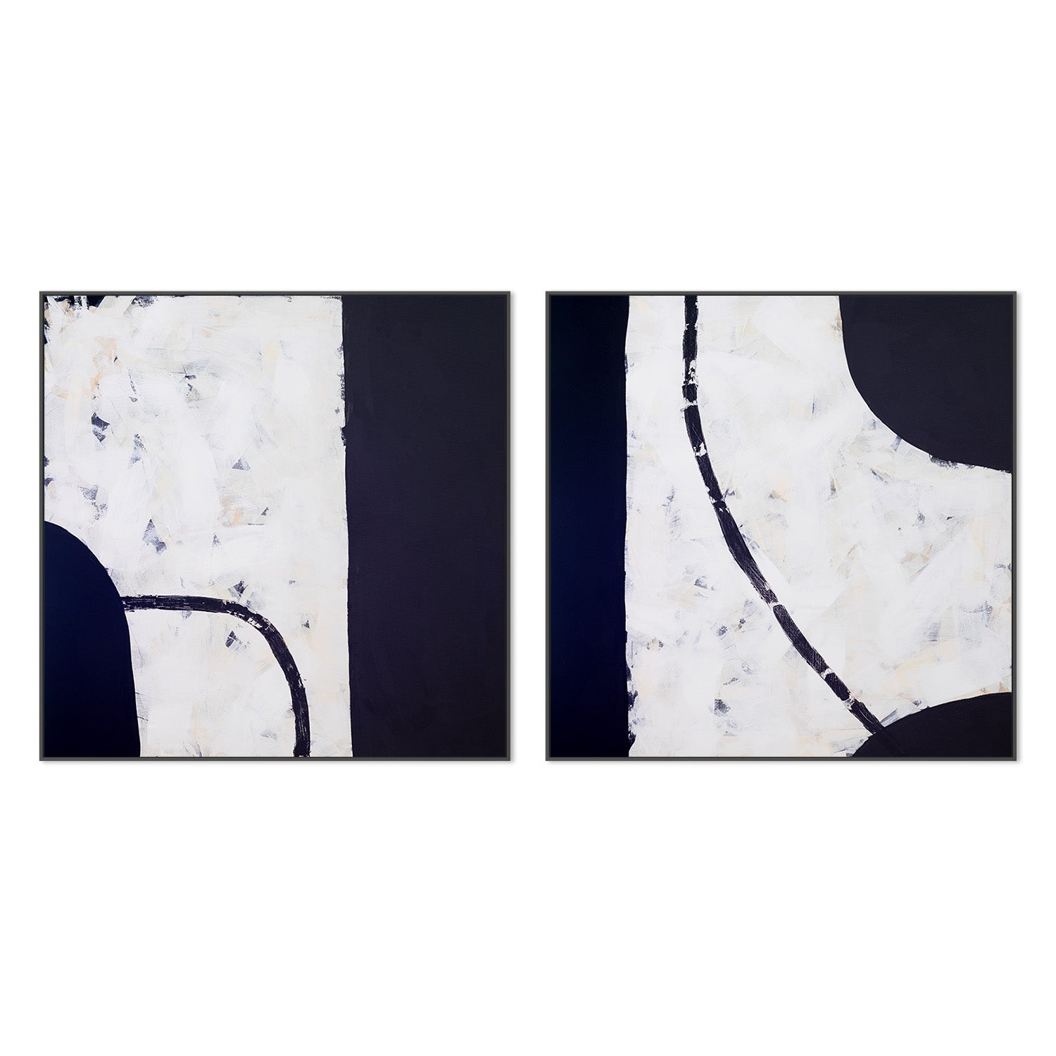 wall-art-print-canvas-poster-framed-Midnight, Set Of 2-3