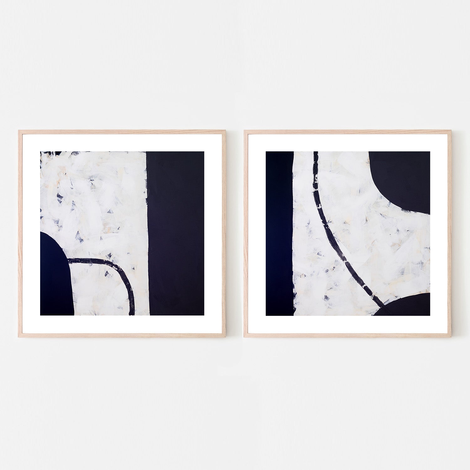 wall-art-print-canvas-poster-framed-Midnight, Set Of 2-6