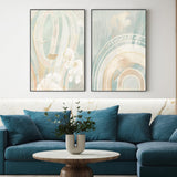 wall-art-print-canvas-poster-framed-Mila, Style A & B, Set Of 2 , By Bella Eve-2