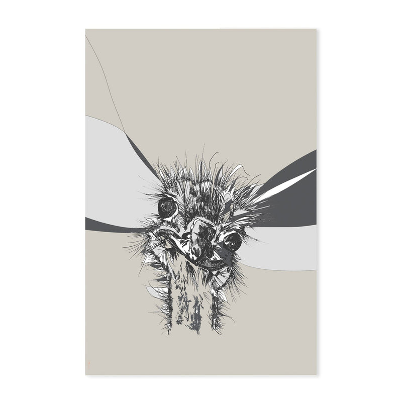 wall-art-print-canvas-poster-framed-Milla in Grey-by-Drawn In By G-Gioia Wall Art