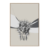 wall-art-print-canvas-poster-framed-Milla in Grey-by-Drawn In By G-Gioia Wall Art