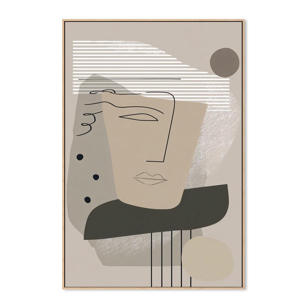 wall-art-print-canvas-poster-framed-Minimalist Abstract Face-4