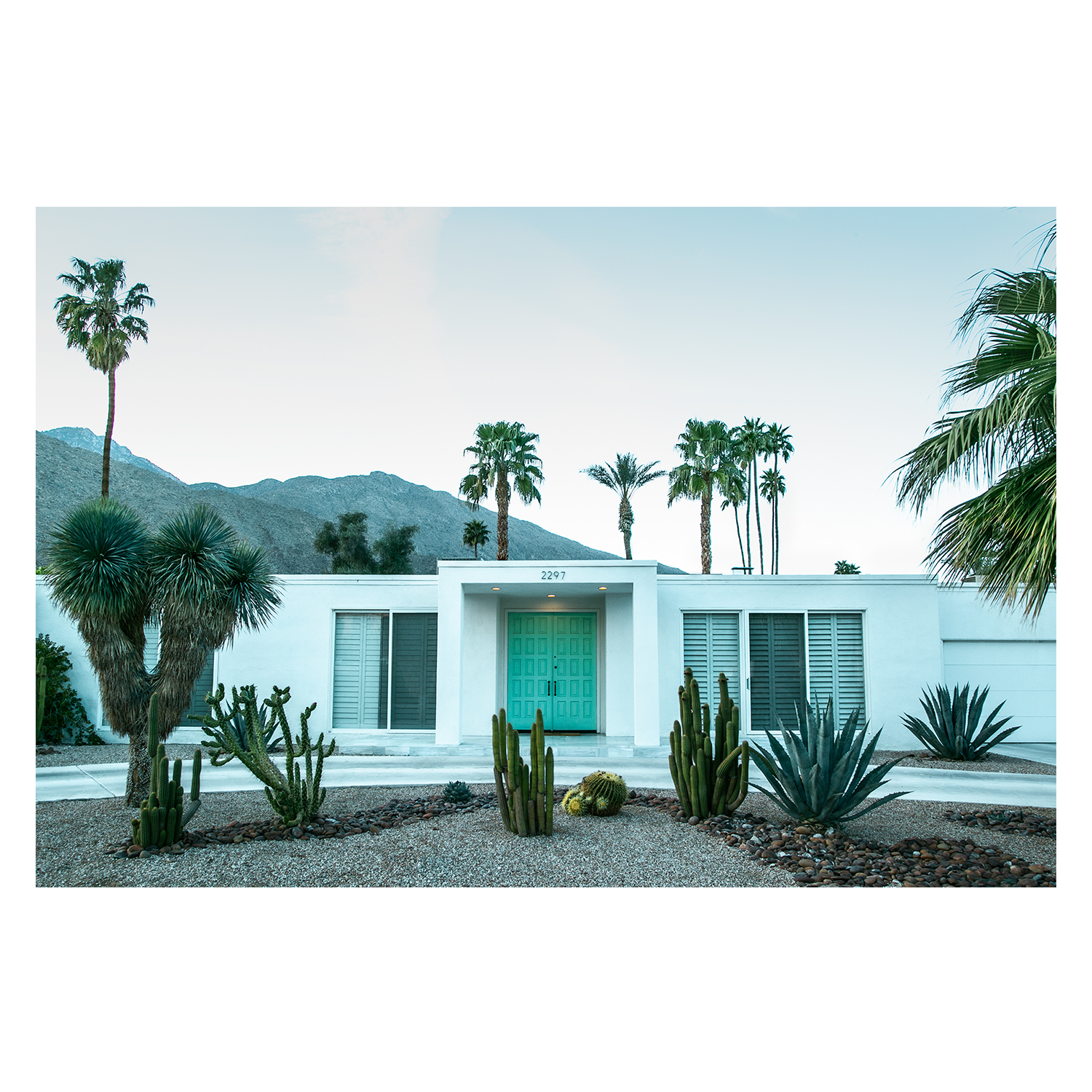 wall-art-print-canvas-poster-framed-Mint Green Door , By Tricia Brennan-2