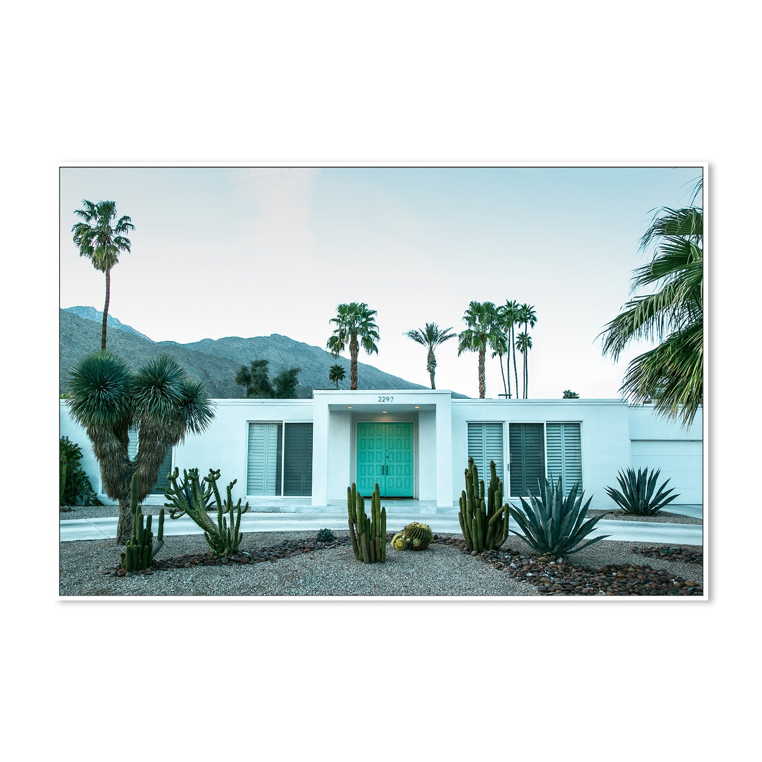 wall-art-print-canvas-poster-framed-Mint Green Door , By Tricia Brennan-6