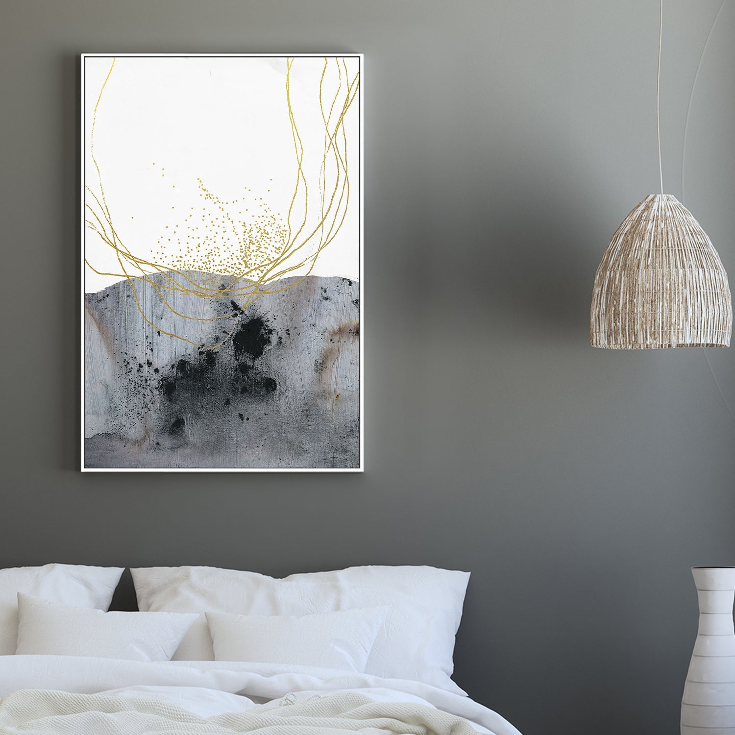 wall-art-print-canvas-poster-framed-Mirage With Gold , By Aubrey-2