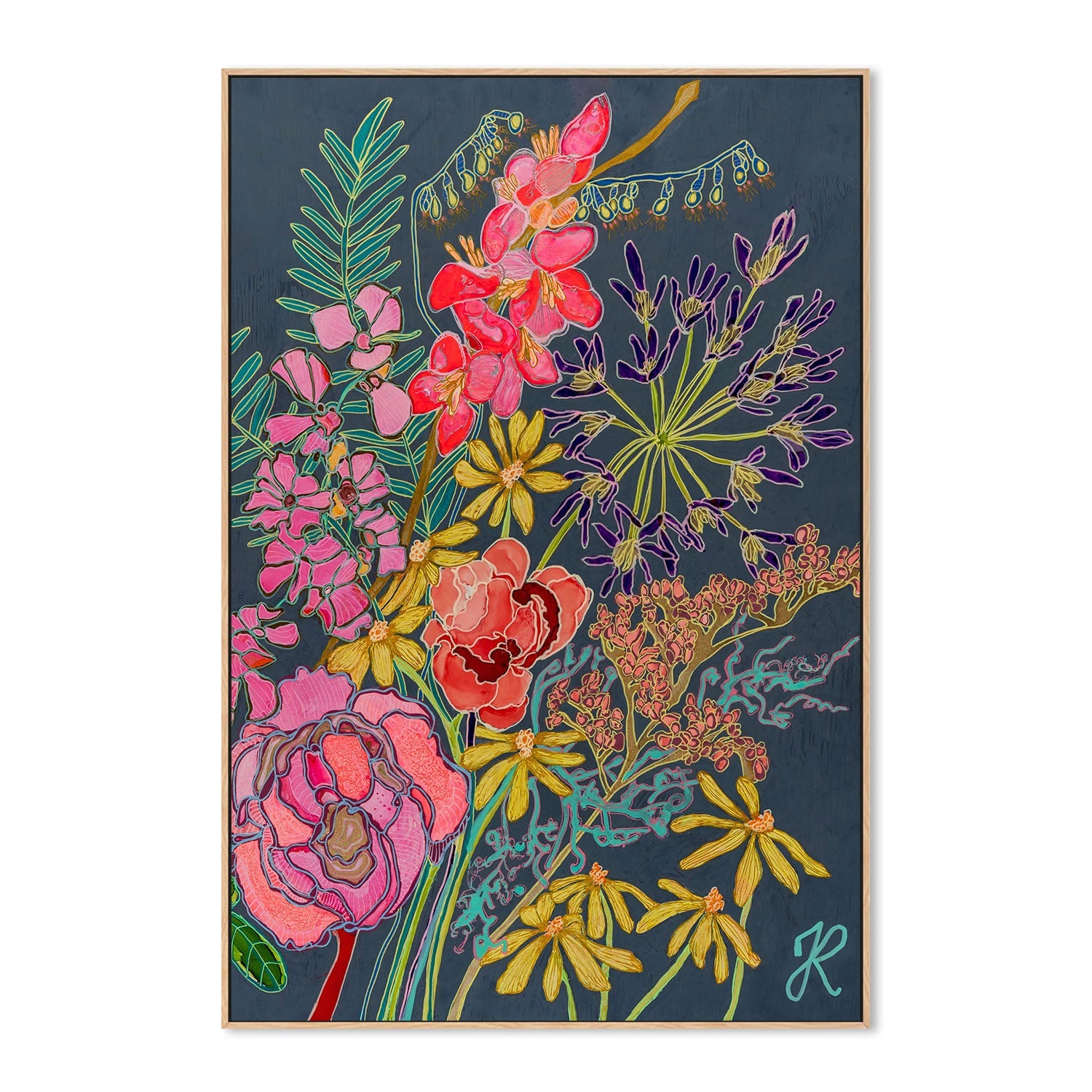 wall-art-print-canvas-poster-framed-Miss Daisy , By Tracy Robinson Create-4