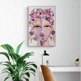 wall-art-print-canvas-poster-framed-Miss Pinky-by-Gioia Wall Art-Gioia Wall Art