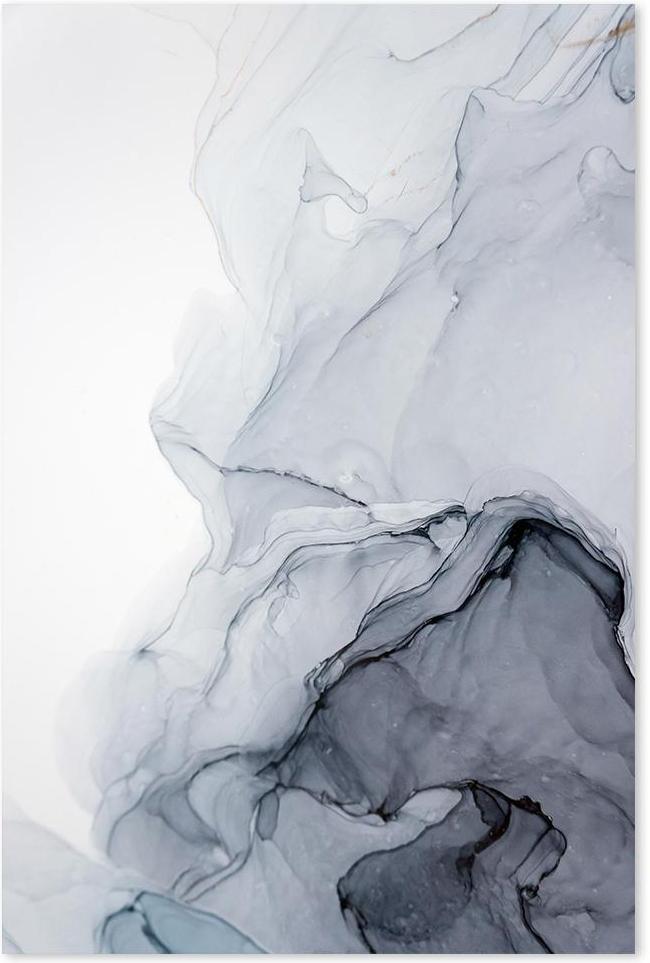 wall-art-print-canvas-poster-framed-Misty Fog, Ink Painting Art, Style B-by-Gioia Wall Art-Gioia Wall Art