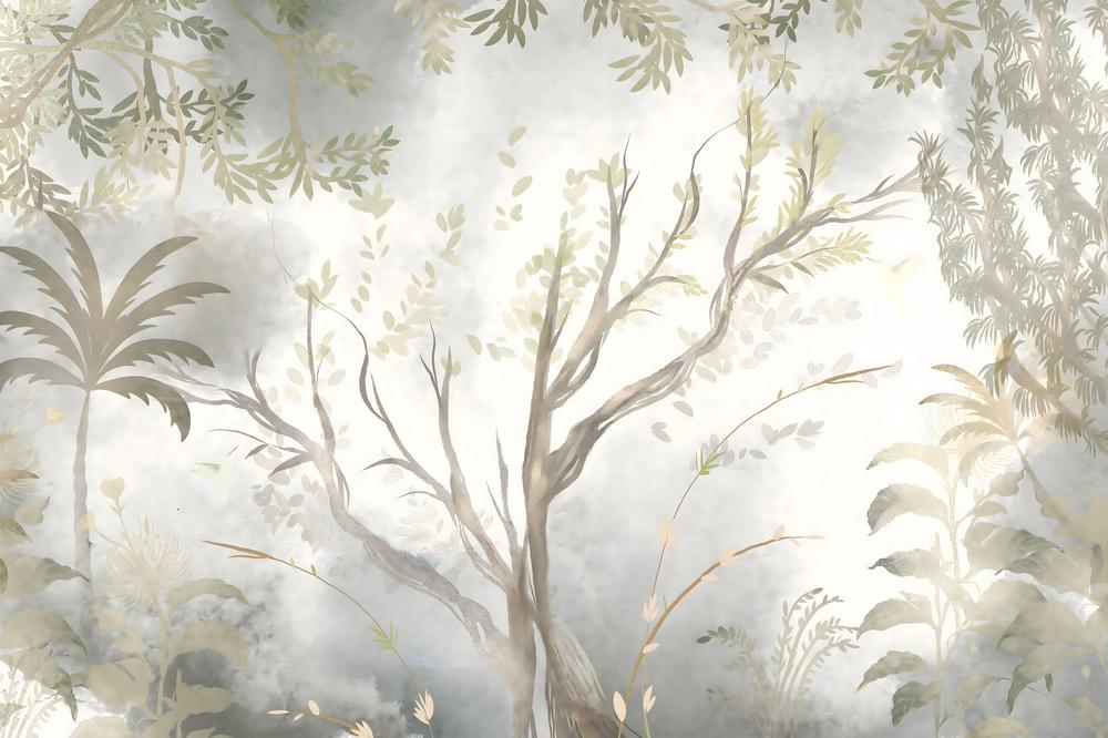 wall-art-print-canvas-poster-framed-Misty Forest Dream-1