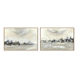 wall-art-print-canvas-poster-framed-Misty Morning, Style A & B, Set of 2-by-Emily Wood-Gioia Wall Art