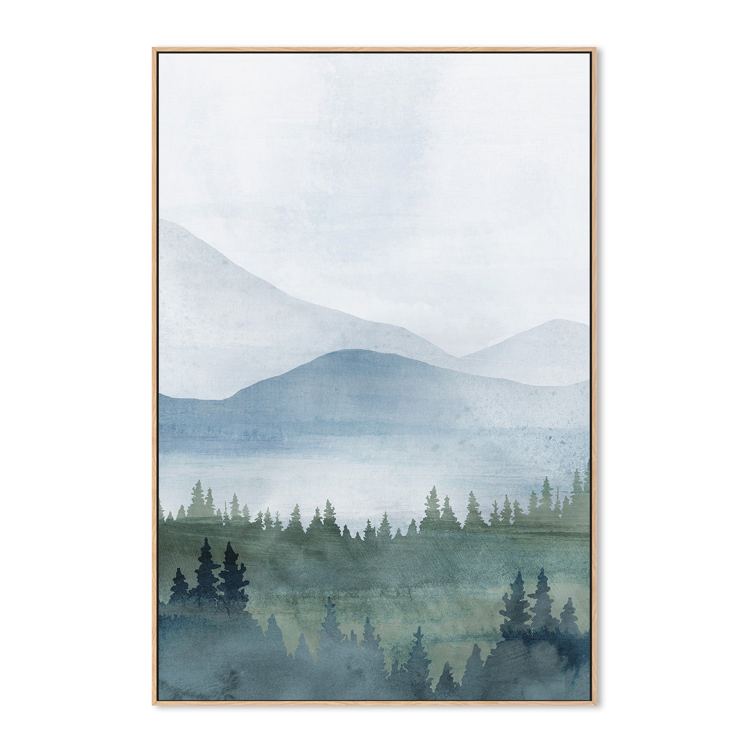 wall-art-print-canvas-poster-framed-Misty Retreat, Style B-4