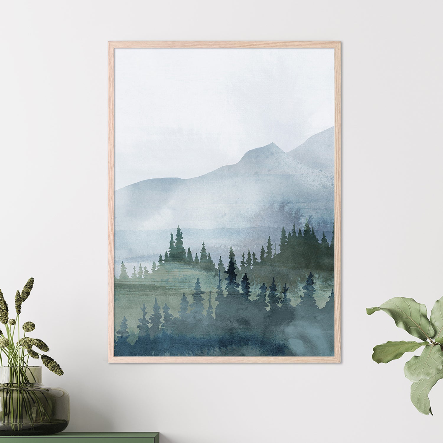 wall-art-print-canvas-poster-framed-Misty Retreat, Style C-7